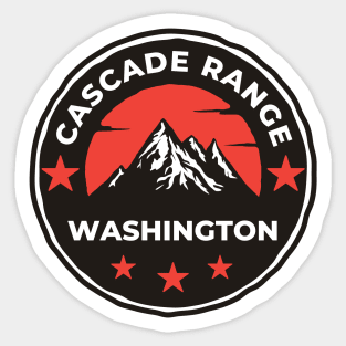 Cascade Range Washington - Travel Sticker